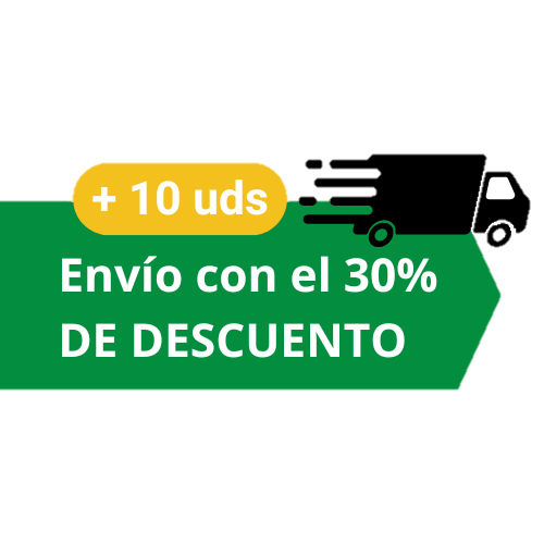 Promoción en envío después de 10 unidades