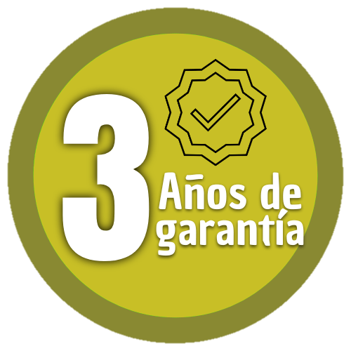 3 años de grantía