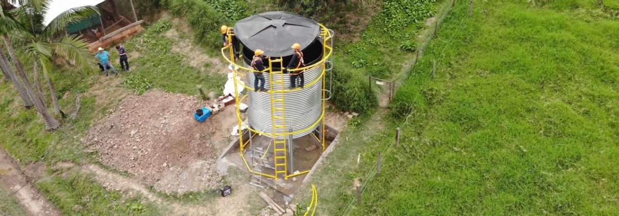 Instalación de tanque hidrosilo