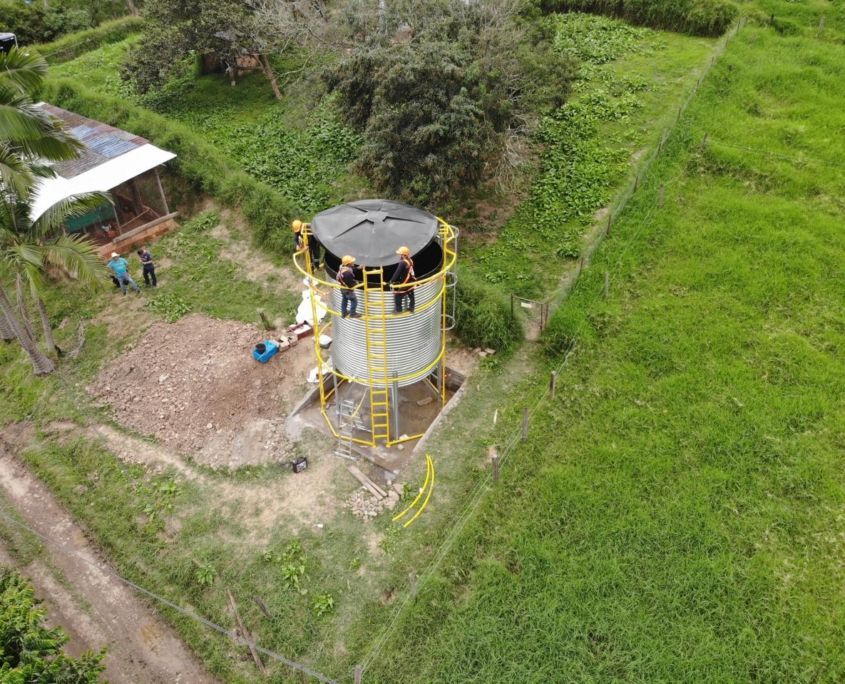 Instalación de tanque hidrosilo