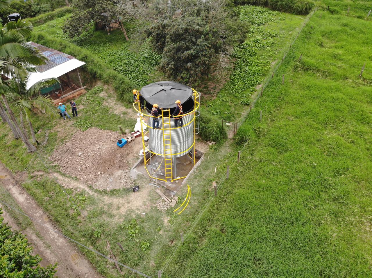 Instalación de tanque hidrosilo